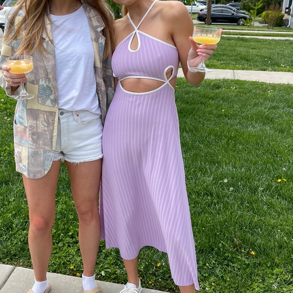 Cut out midi dress